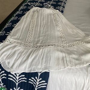 White bathing suit coverup!